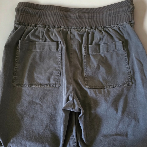 Womens Gray Lou & Grey joggers Linen Pants Sz M - Picture 6 of 8